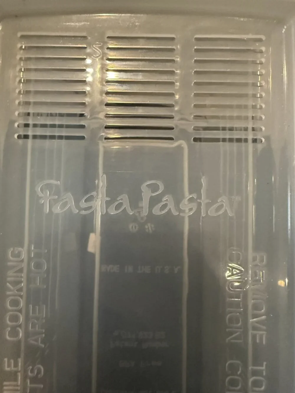Fasta Pasta Microwave Pasta Cooker Made in USA Boiler Strainer in One